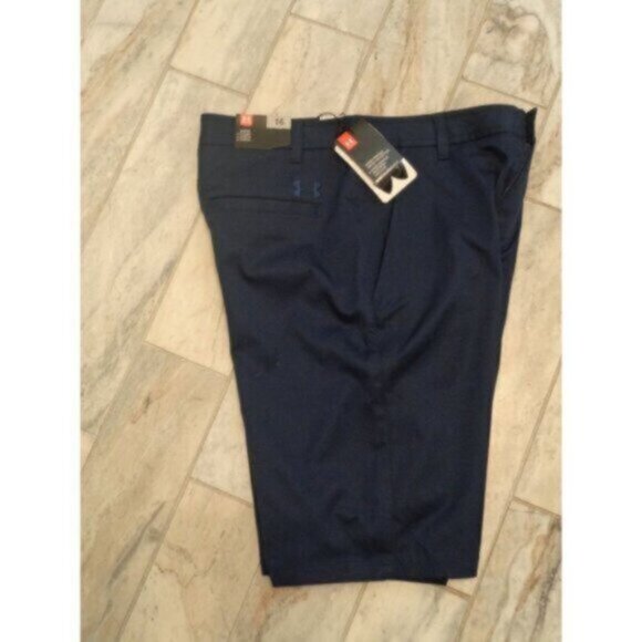 NEW Under Armour boys size 16 Navy Chino Golf Shorts MSRP $60 - Picture 6 of 6